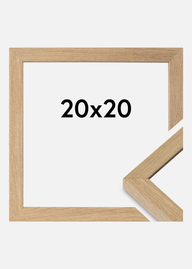 Cornice Hermes Vetro Acrilico Natural Oak 20x20 cm