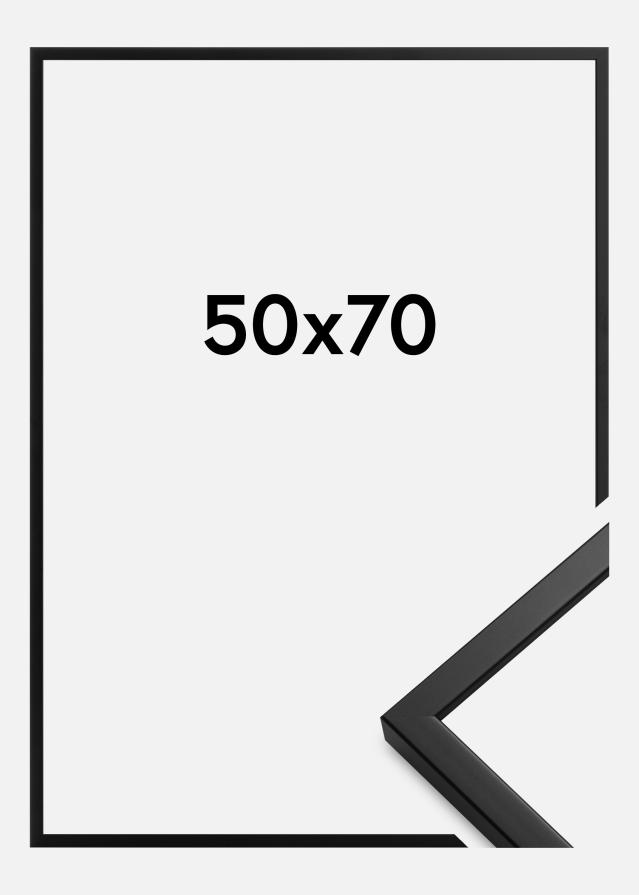 Cornice Oslo Vetro acrilico Nero 50x70 cm