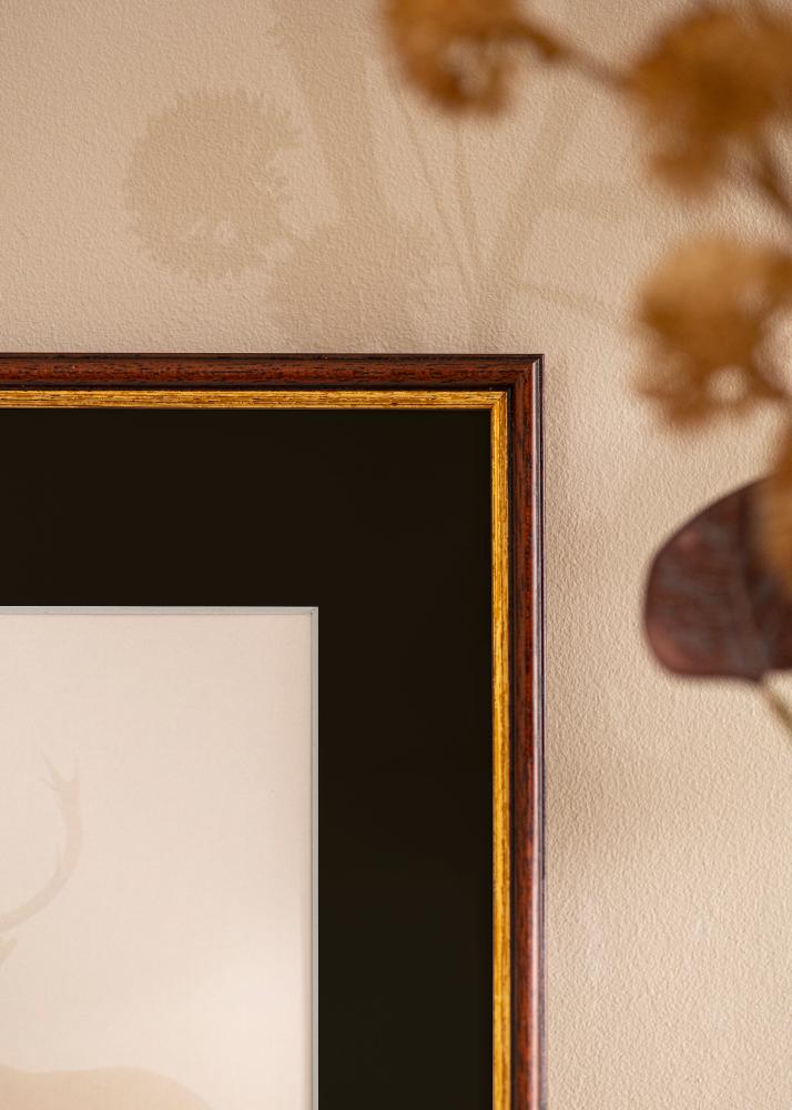 Cornice Horndal Marrone 50x60 cm - Passe-partout Nero 40x50 cm