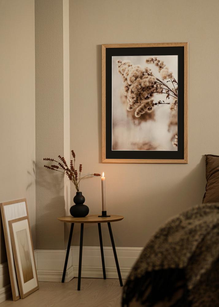 Cornice Trendline Rovere 30x40 cm - Passe-partout Nero 20x28 cm