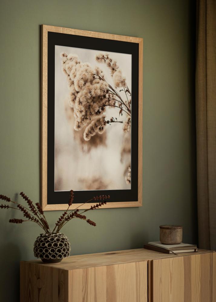 Cornice Trendline Rovere 30x40 cm - Passe-partout Nero 20x28 cm