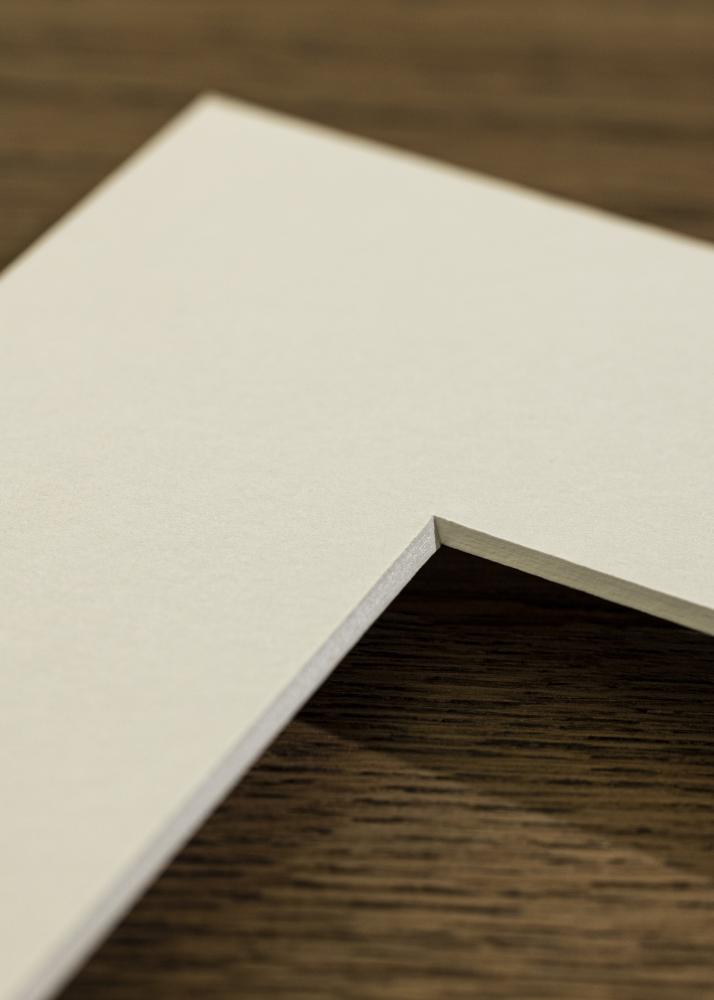 Passe-partout Super bianco (Bordo interno bianco) 50x60 cm (39x49 cm)