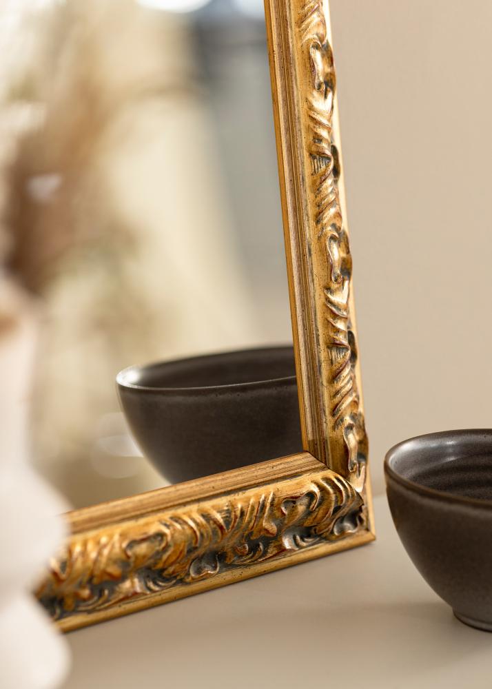 Specchio Odin Oro/Rosso - Misure personalizzate