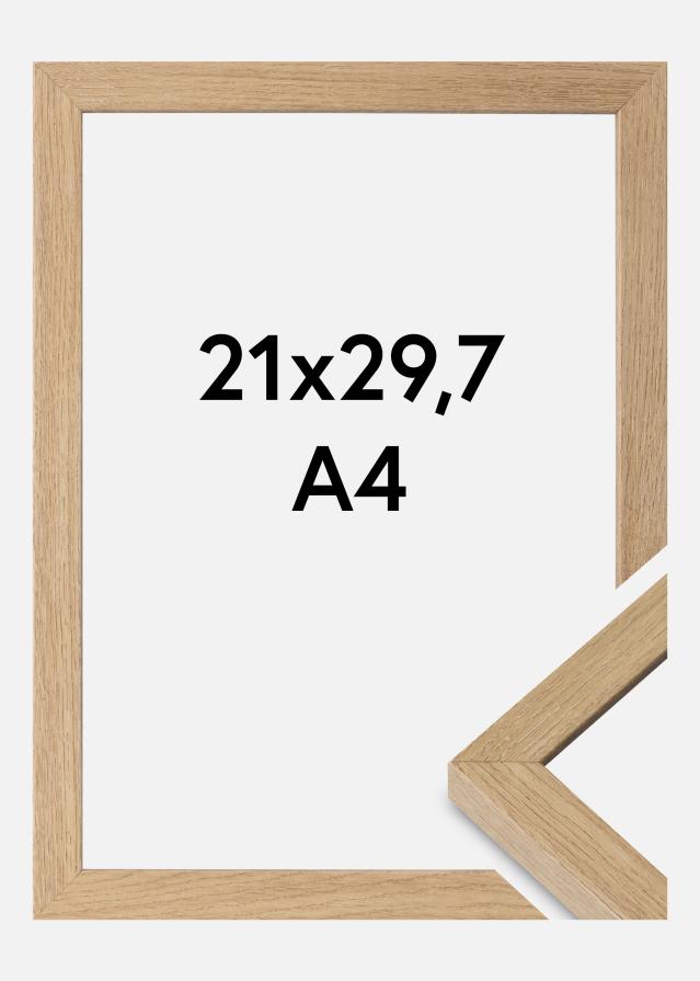 Cornice Hermes Vetro Acrilico Natural Oak 21x29,7 cm (A4)