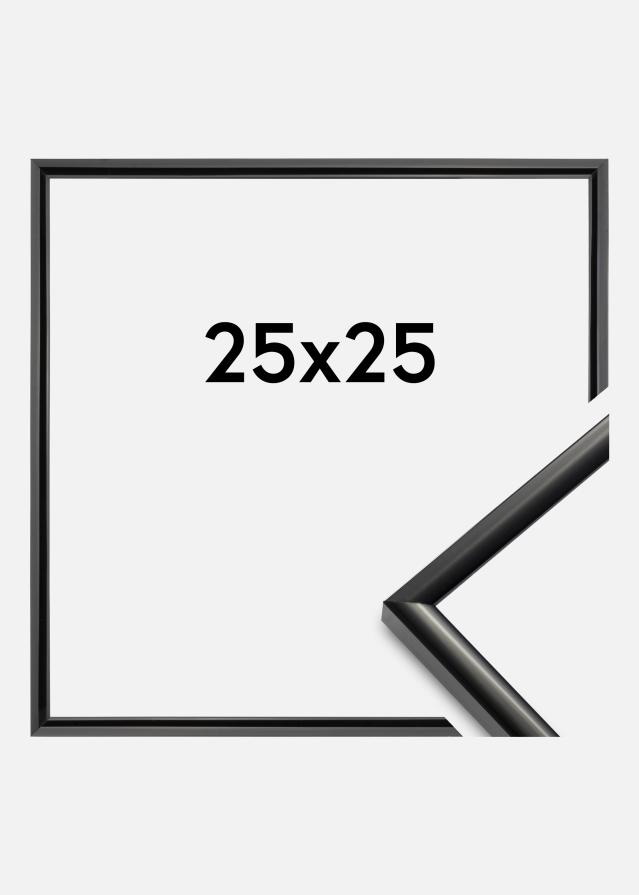 Cornice New Lifestyle Vetro acrilico Nero 25x25 cm