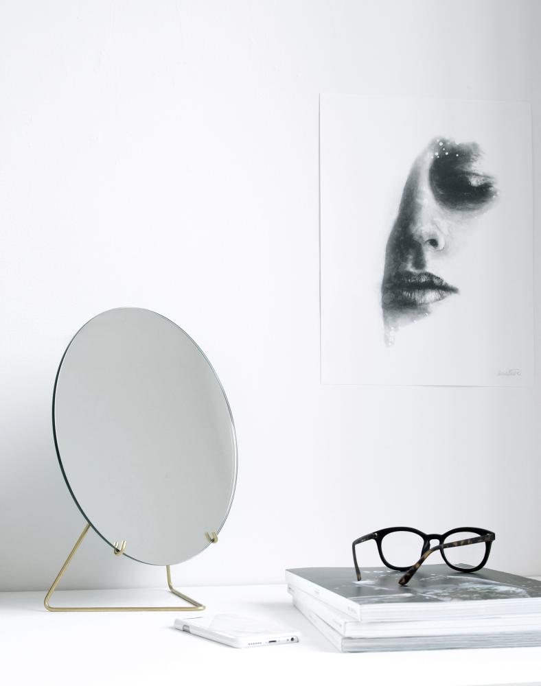 Bordsspegel Moebe Mässing 30 cm Ø