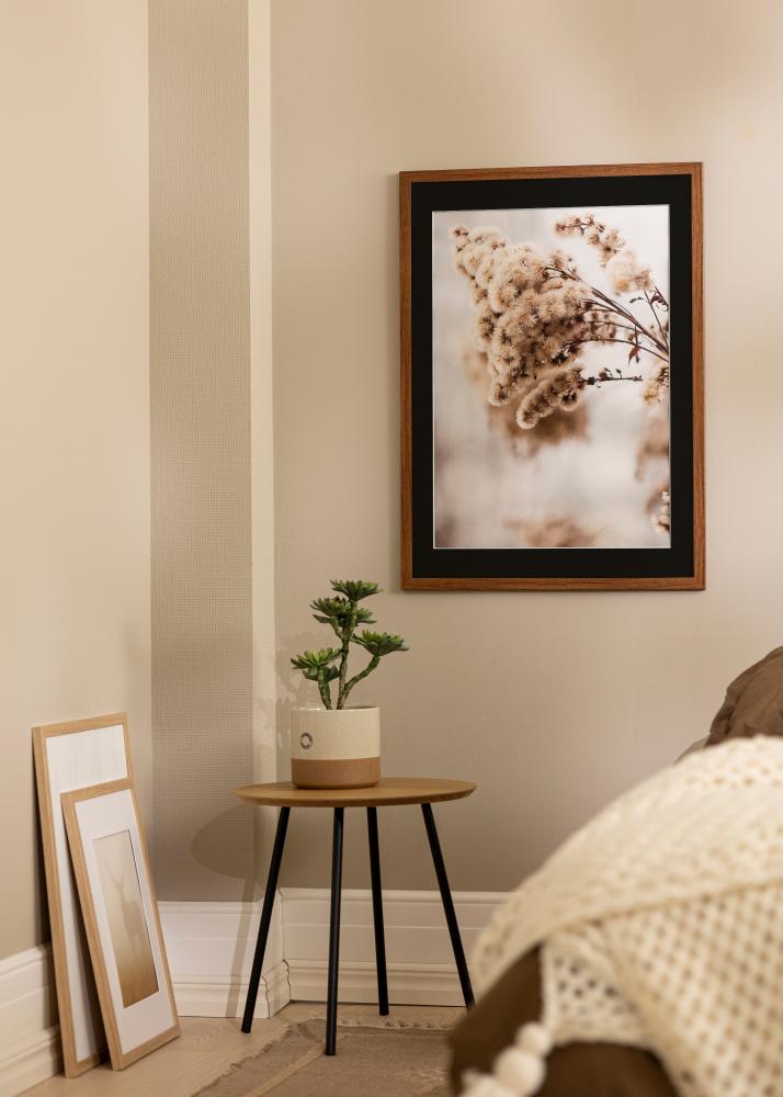 Cornice Stilren Warm Brown 30x40 cm - Passe-partout Nero 21x29,7 cm (A4)