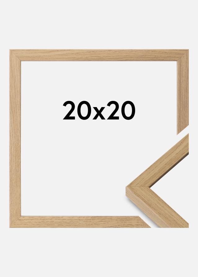 Cornice Ares Vetro Acrilico Natural Oak 20x20 cm