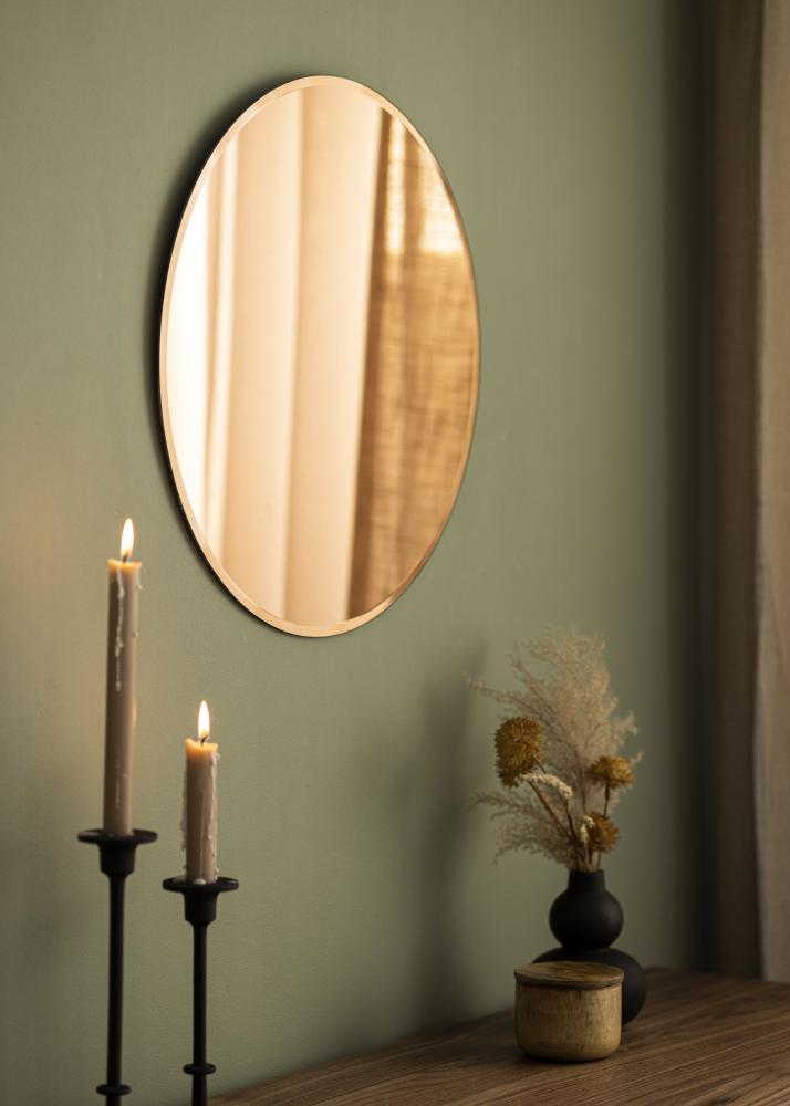 KAILA Rotondo Specchio Rose Gold Deluxe 50 cm Ø