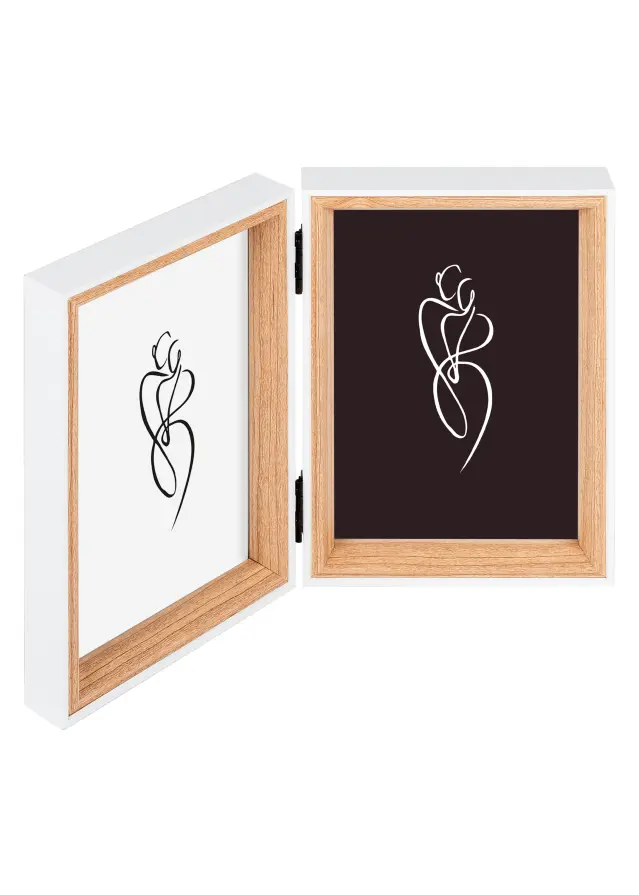 Silhouette Cornice pieghevole Quercia 10x15 cm - 2 immagini