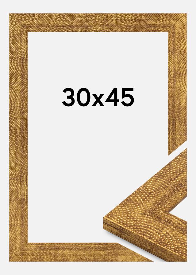 Cornice Linea Vetro acrilico Oro 30x45 cm