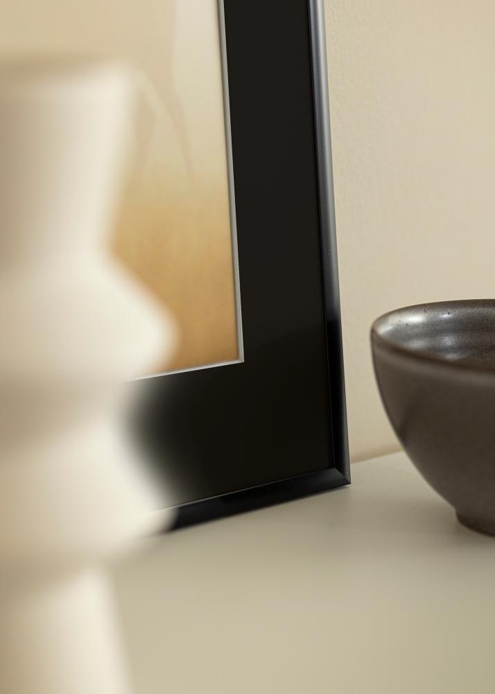 Cornice New Lifestyle Nero opaco 30x40 cm - Passe-partout Nero 18x27 cm