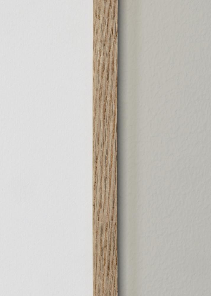 Cornice quercia stretta acrilico 32x32 cm