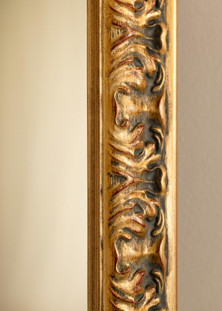 Specchio Odin Oro/Rosso - Misure personalizzate