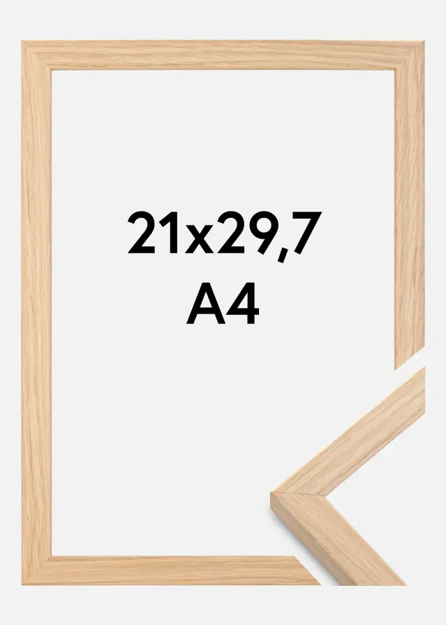 Cornice Grimsåker Vetro acrilico Rovere 21x29,7 cm (A4)