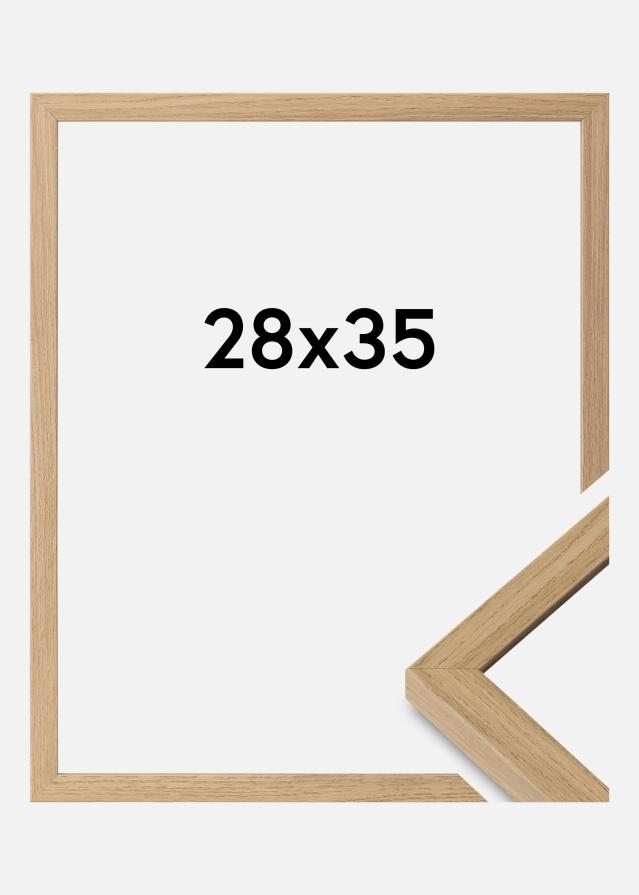 Cornice Ares Vetro Acrilico Natural Oak 28x35 cm