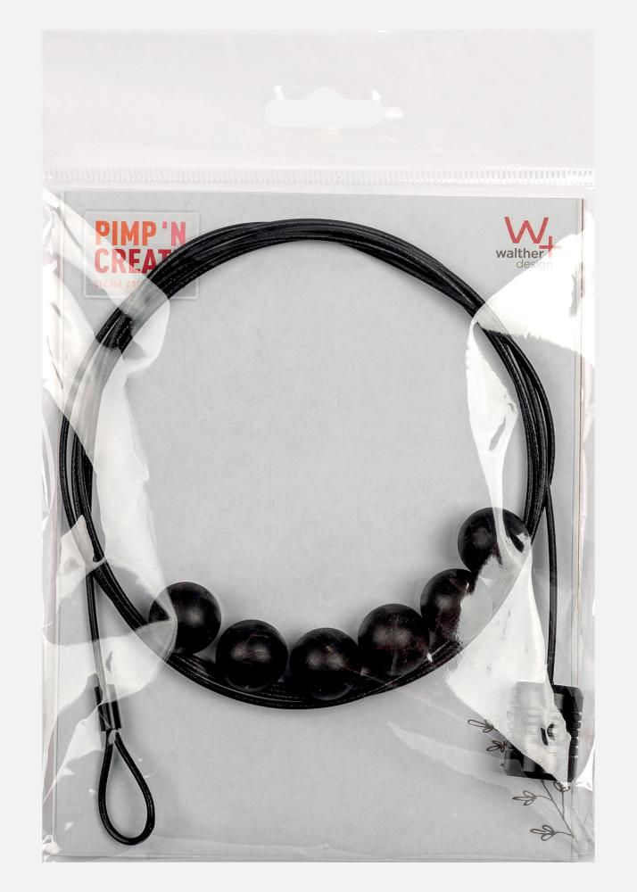 PAC Filo appendi foto 150 cm - Nero