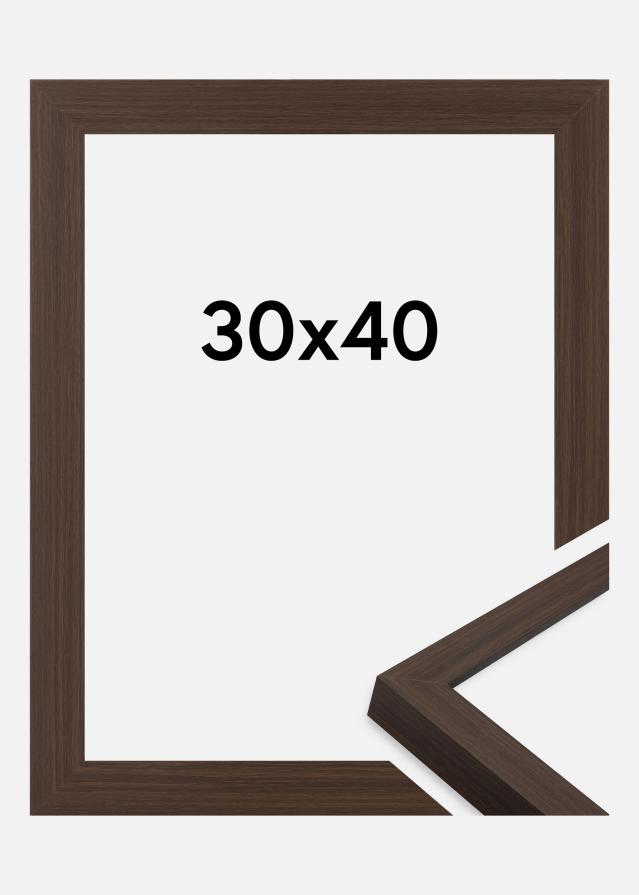 Cornice Wells Vetro acrilico Marrone 30x40 cm