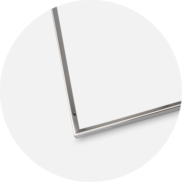 Cornice Liscio Metallo Argento 13x18 cm