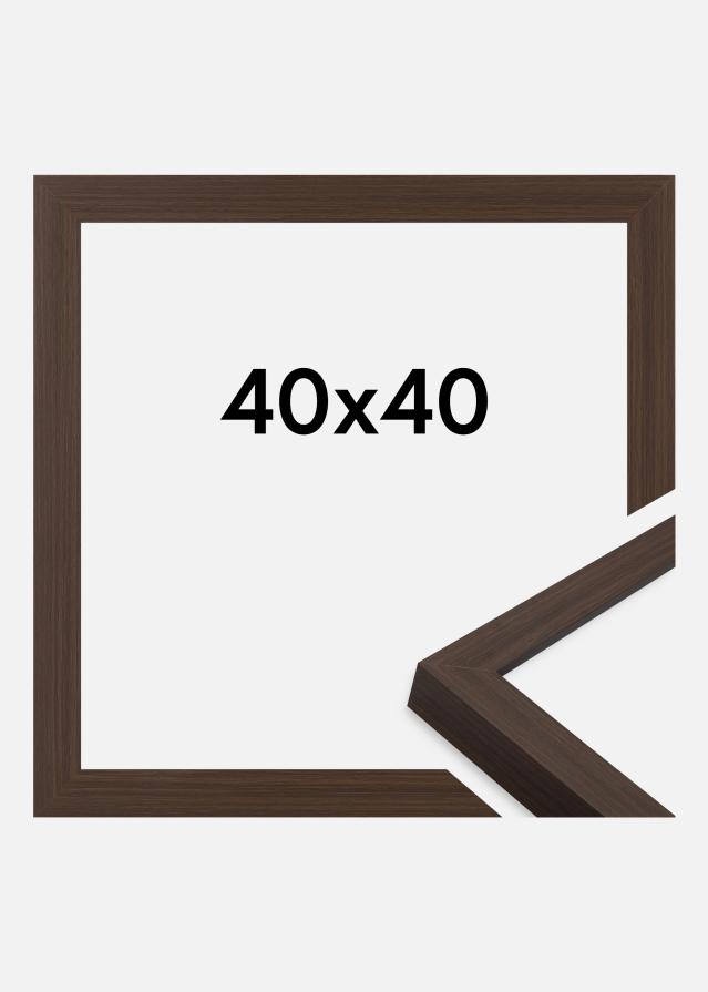 Cornice Wells Vetro acrilico Marrone 40x40 cm