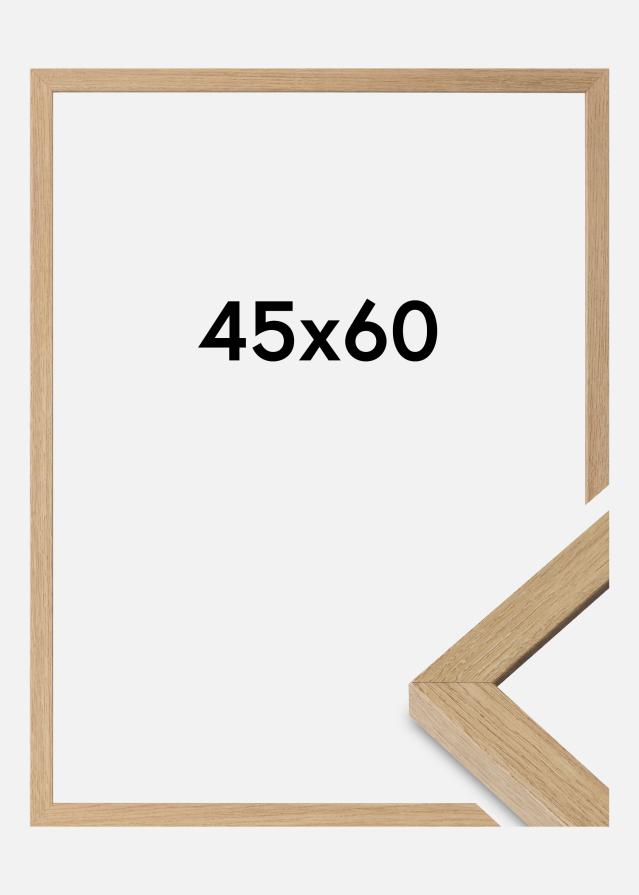 Cornice Hermes Vetro Acrilico Natural Oak 45x60 cm