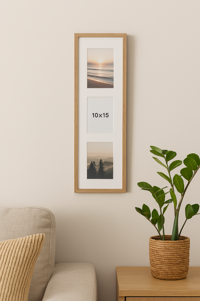 Edsbyn Cornici multiple I Rovere - 3 Immagini (10x15 cm)