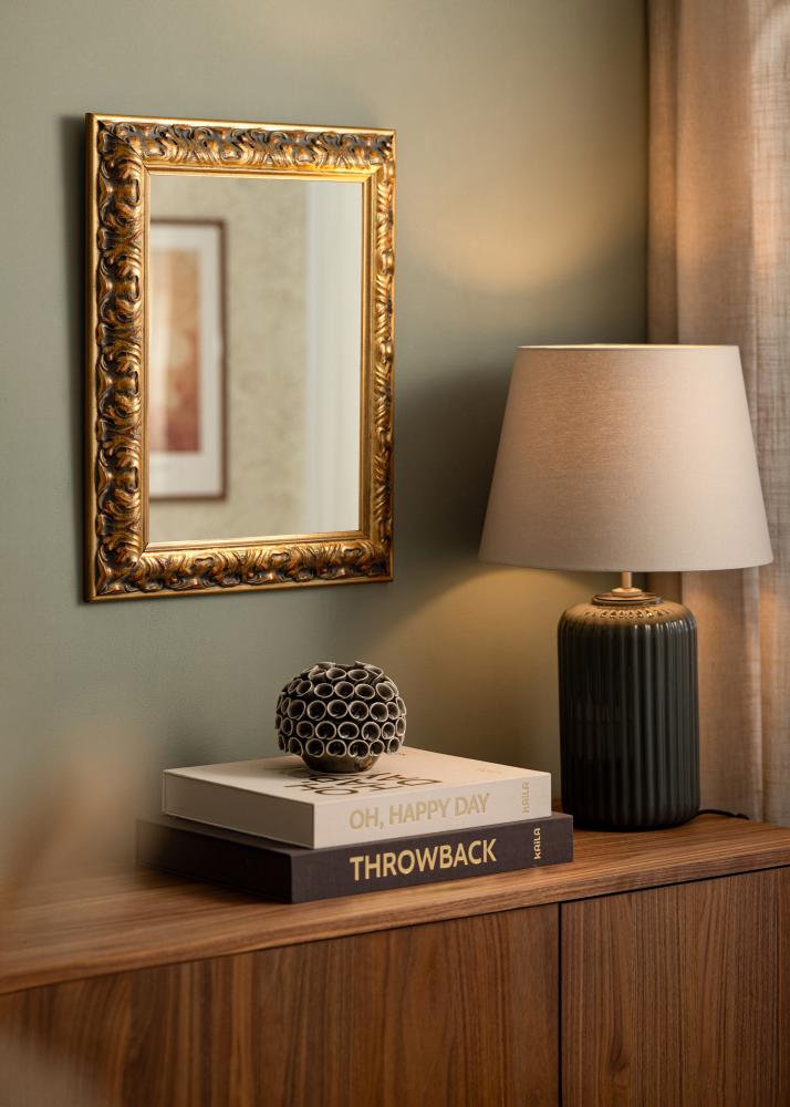 Specchio Odin Oro/Rosso - Misure personalizzate