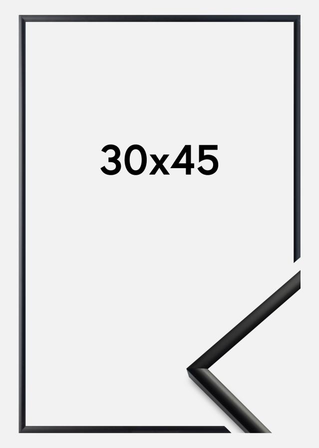 Cornice New Lifestyle Vetro acrilico Nero opaco 30x45 cm