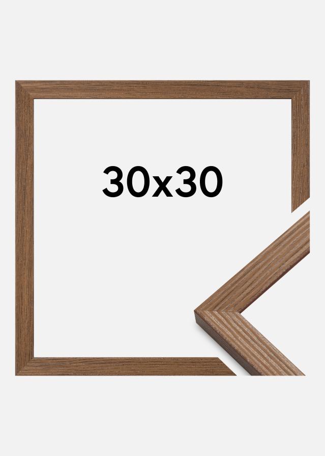 Cornice Fiorito Rovere scuro 30x30 cm