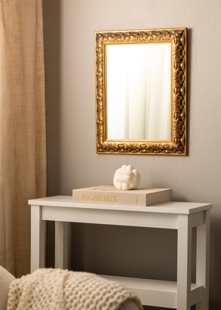 Specchio Odin Oro/Rosso - Misure personalizzate