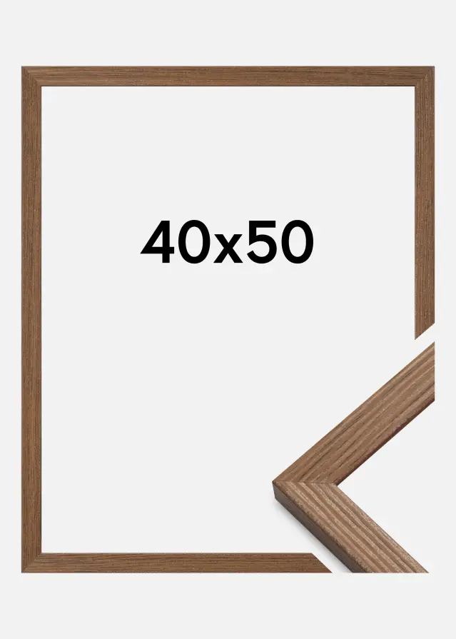 Cornice Fiorito Rovere scuro 40x50 cm