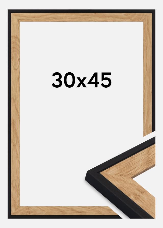 Cornice Iris Vetro acrilico Nero 30x45 cm