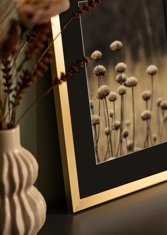 Cornice Selection Oro 70x100 cm - Passe-partout Nero 62x93 cm
