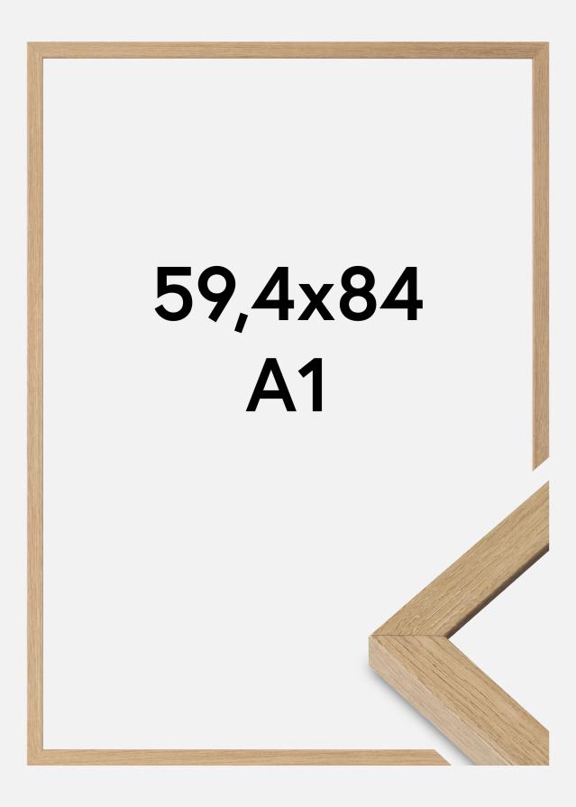 Cornice Hermes Vetro Acrilico Natural Oak 59,4x84,1 cm (A1)