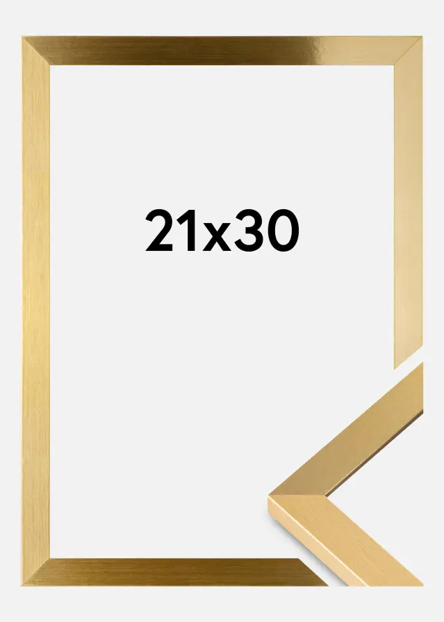 Cornice Selection Vetro acrilico Oro 21x30 cm