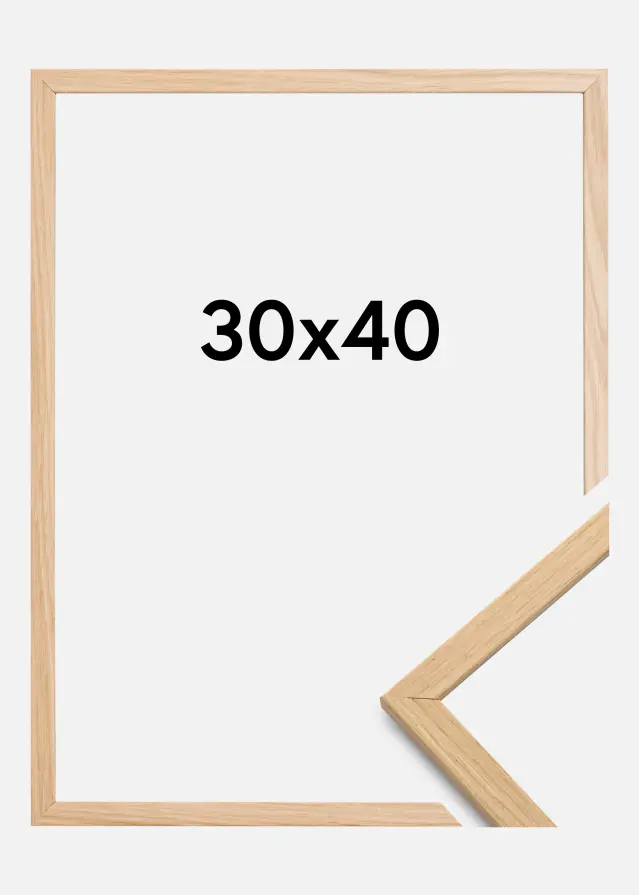 Cornice Edsbyn Vetro acrilico Rovere 30x40 cm