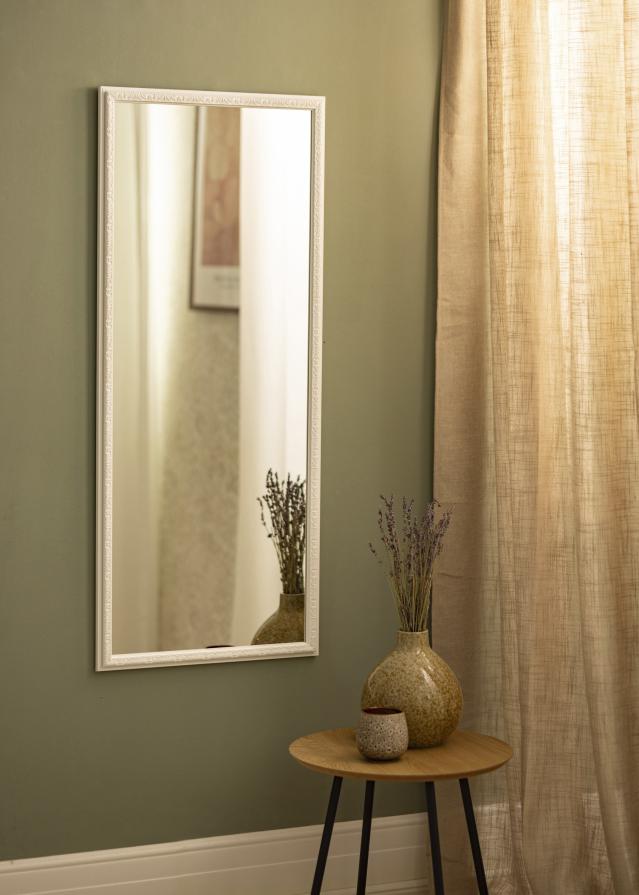 Specchio Nostalgia Bianco 45x105 cm