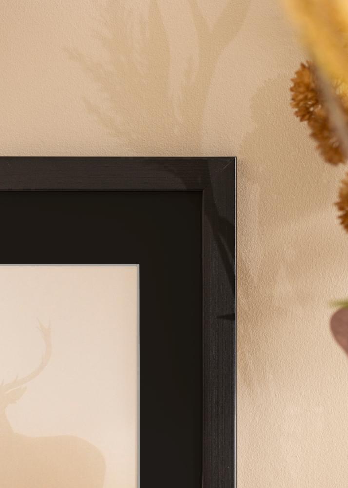 Cornice Trendline Nero 35x45 cm - Passe-partout Nero 24x34 cm