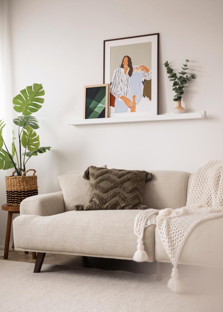 KAILA Mensola per Quadri Bianco 130 cm