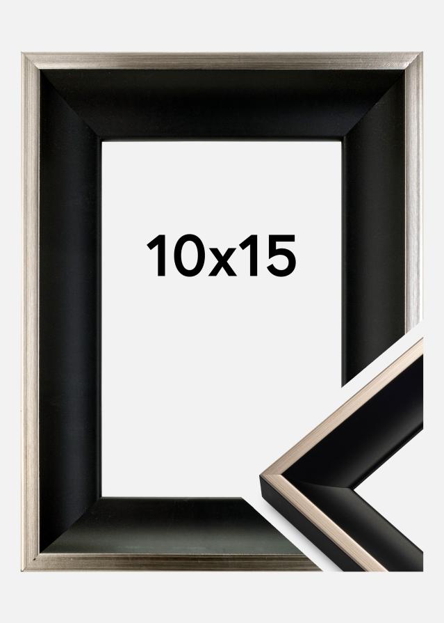 Cornice Öjaren Nero-argento 10x15 cm