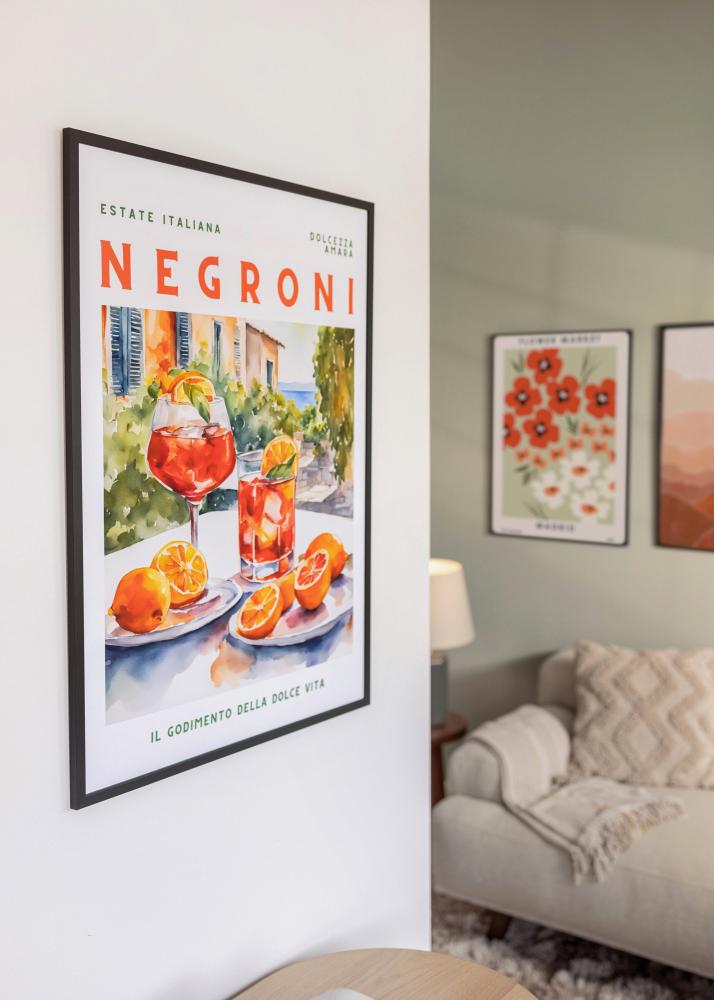 Cornice Edsbyn Vetro acrilico Nero 9x11 cm