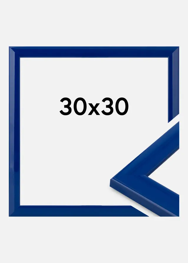 Cornice Dorset Vetro acrilico Blu scuro 30x30 cm