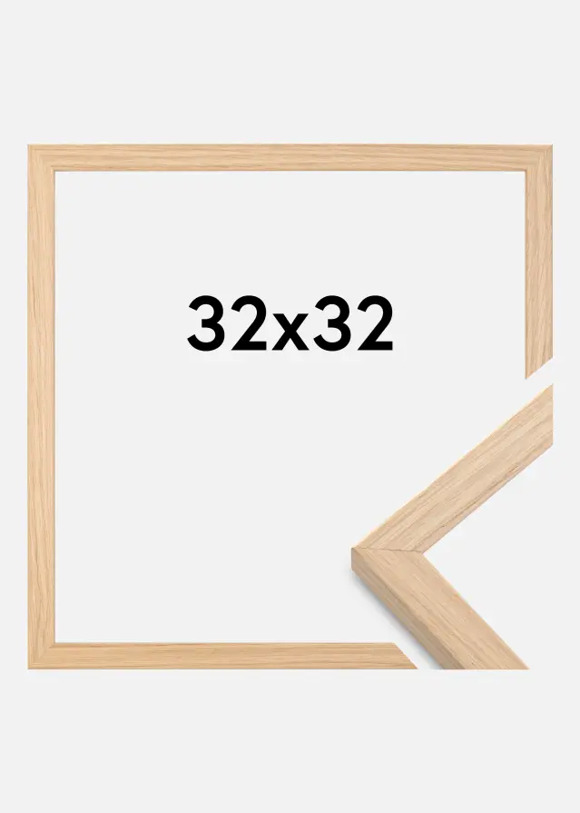 Cornice Grimsåker Vetro acrilico Rovere 32x32 cm