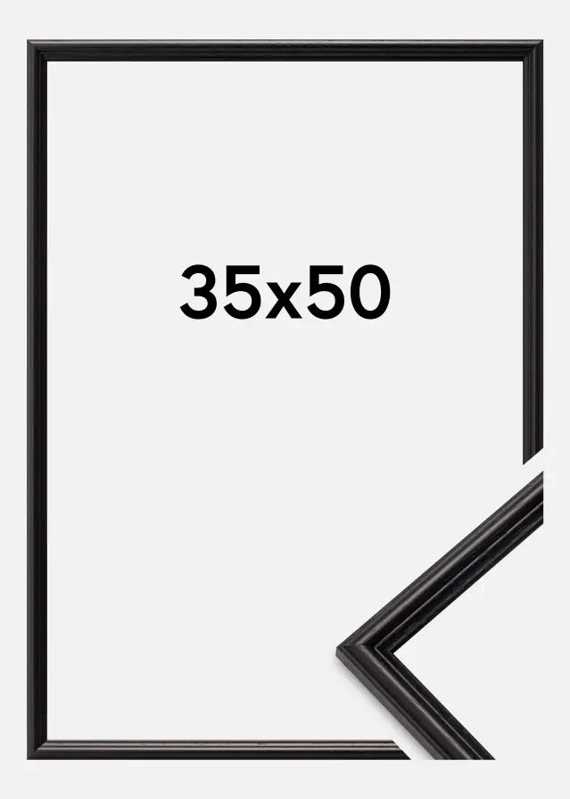 Cornice Horndal Vetro acrilico Nero 35x50 cm