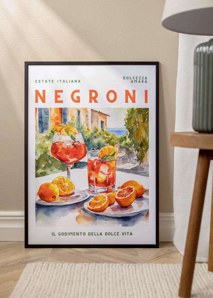 Cornice Edsbyn Vetro acrilico Nero 9x11 cm