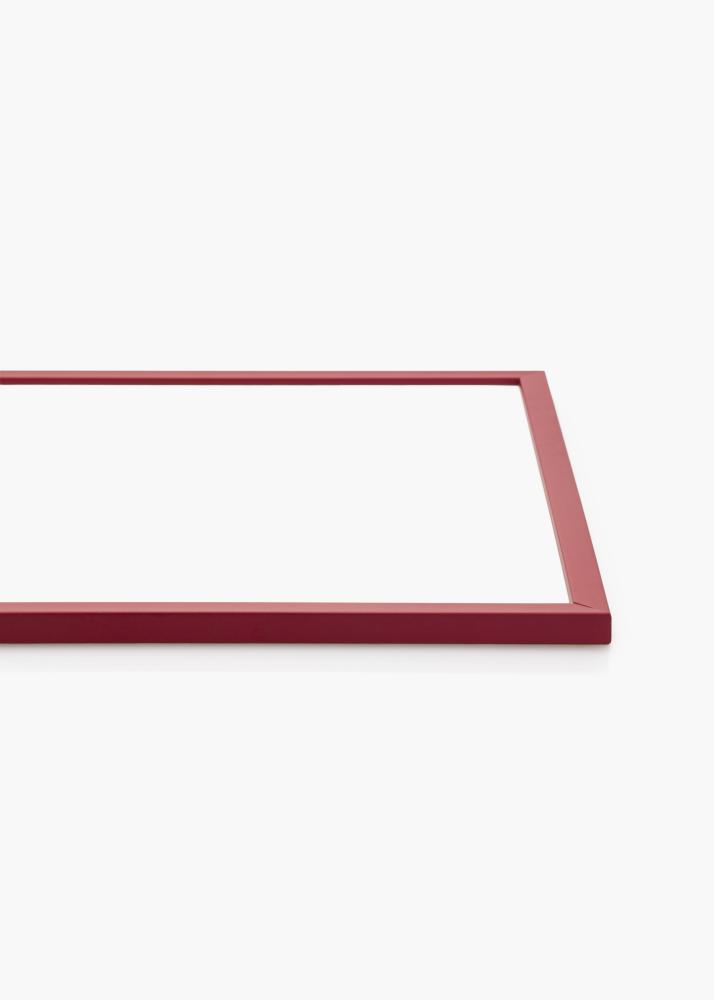 Cornice Edsbyn Rosso 40x40 cm - Passe-partout Nero 10x10 inches