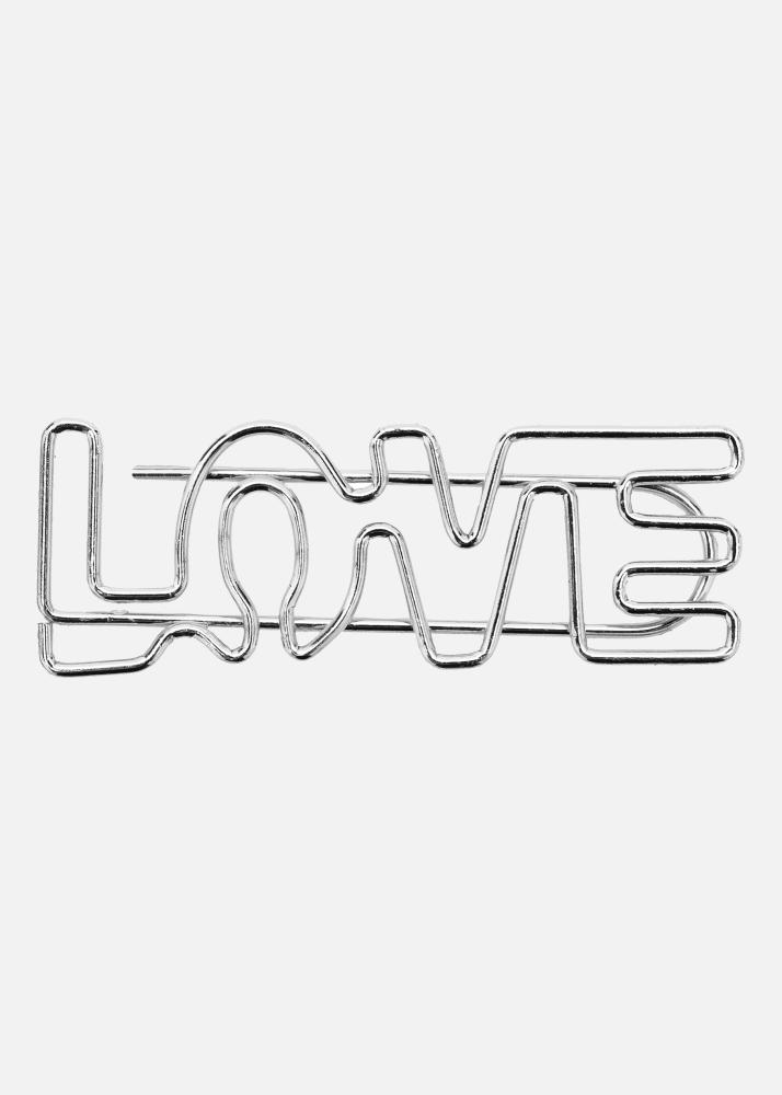 PAC Metallo Paperclip LOVE Silver