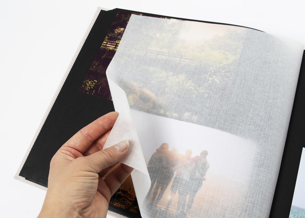 Album Bianco e Nero Nero - 30x30 cm (50 pagine nere / 25 fogli)