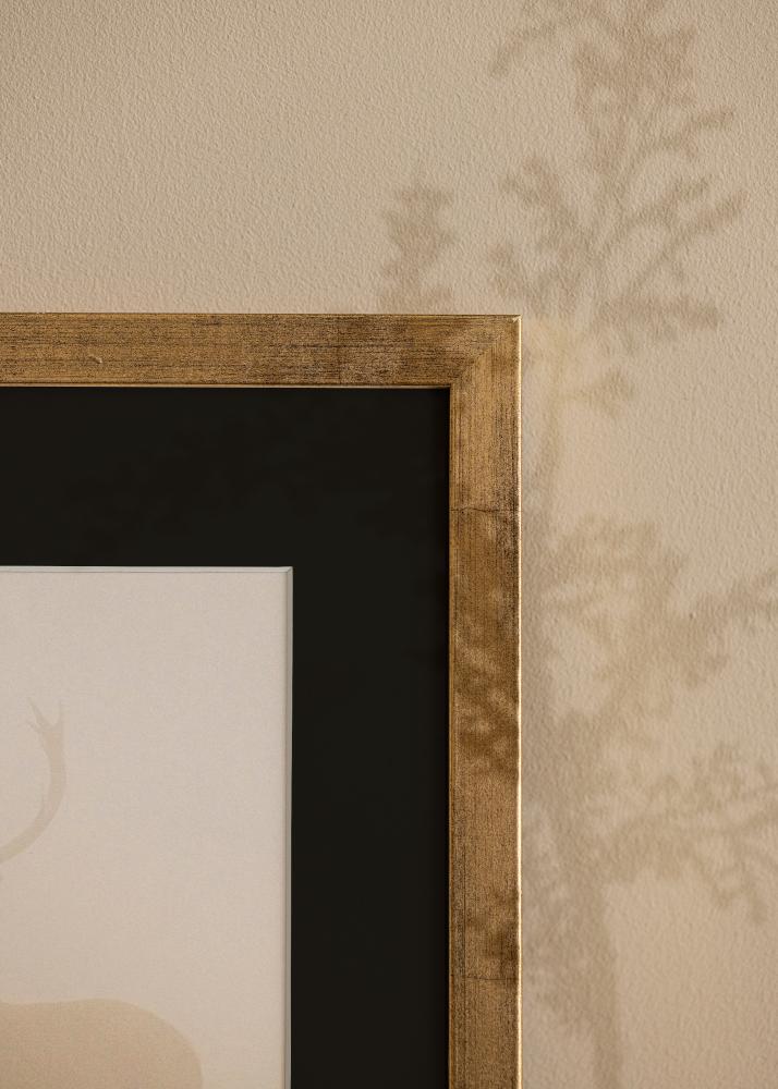 Cornice Stilren Oro 18x24 cm - Passe-partout Nero 13x18 cm
