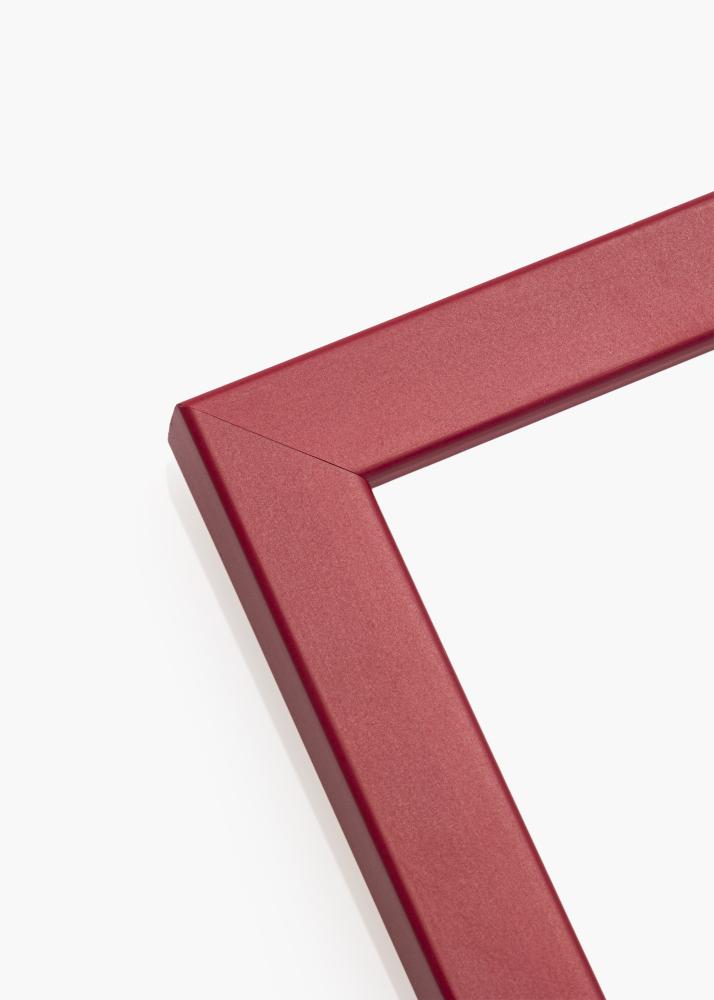 Cornice Edsbyn Rosso 40x40 cm - Passe-partout Nero 10x10 inches